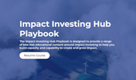 Impact investing playbook